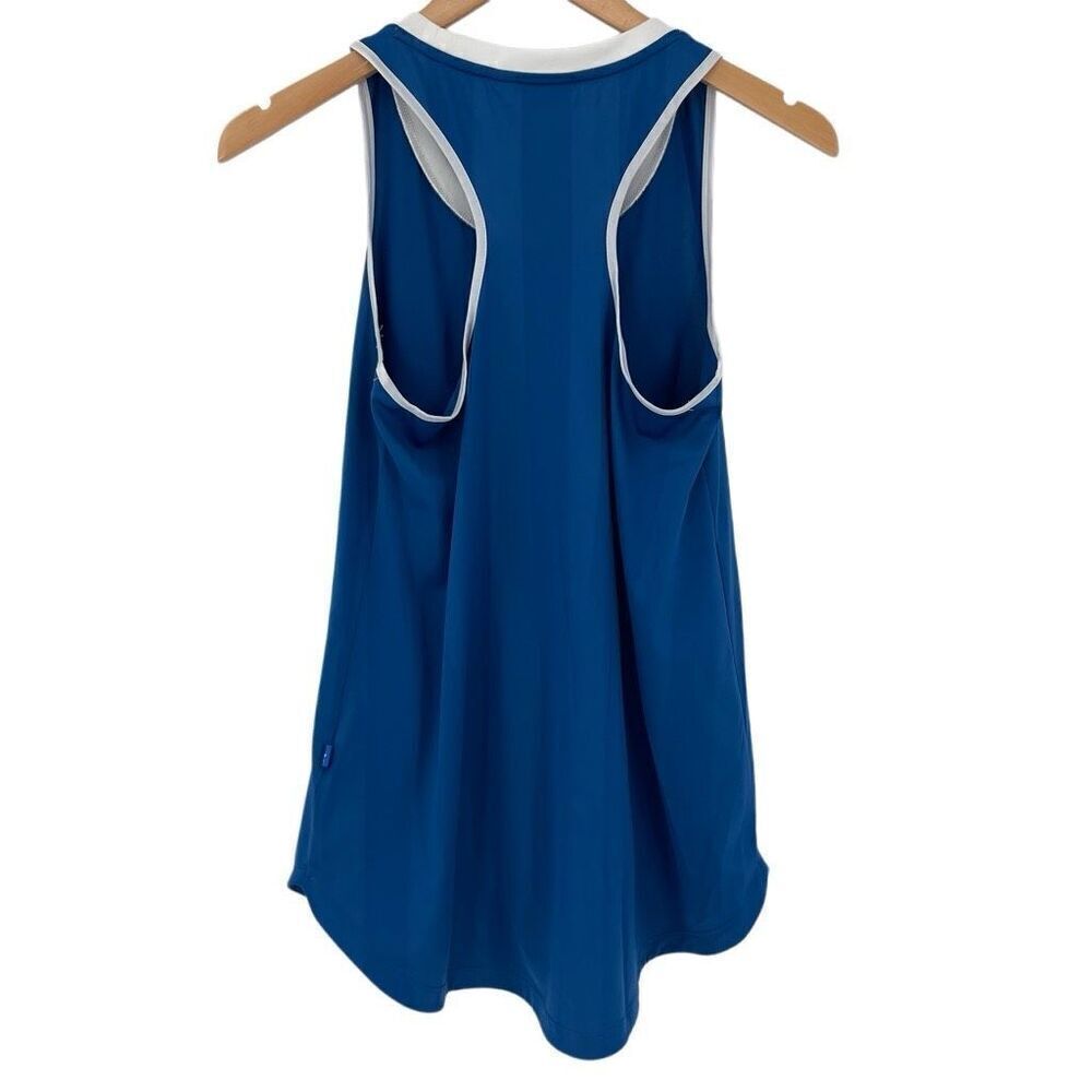 Adidas Originals Trefoil Performance Track Tank Top Women XS Blue White - Picture 2 of 7